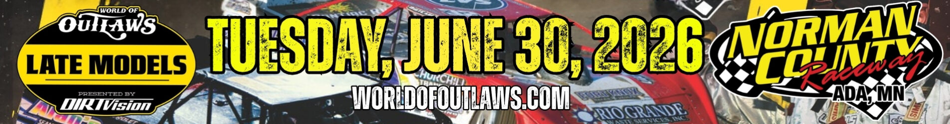 The World of Outlaws are coming to Norman County Raceway!
